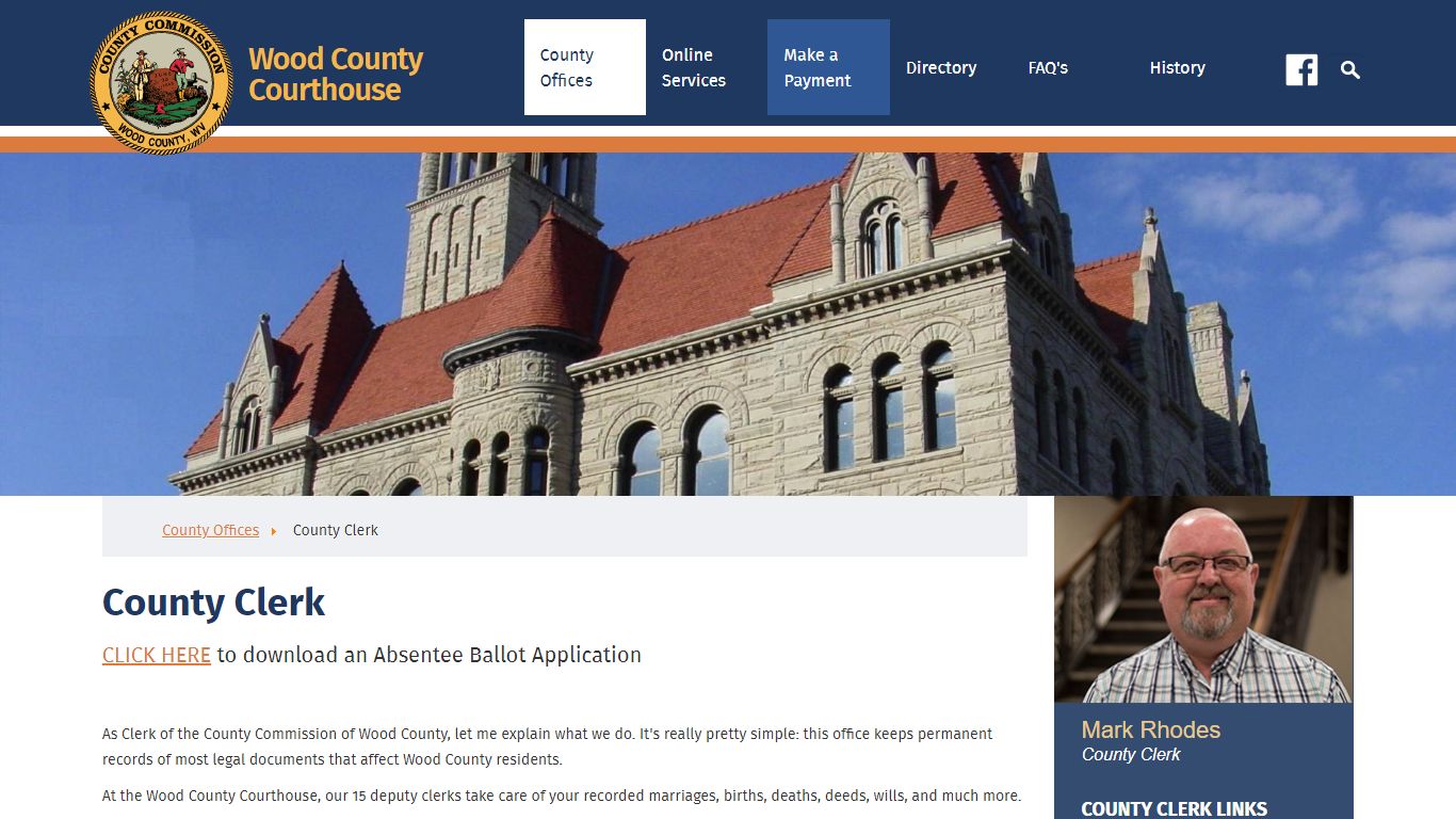 Wood County WV - County Clerk