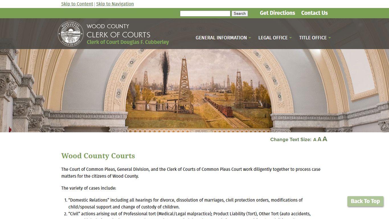 [Wood County Clerk of Courts] Wood County Courts